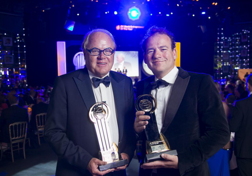 Willem Blijdorp & Bert Meulman_EY World Entrepreneur 2015 Willem Blijdorp & Bert Meulman_EY World Entrepreneur 2015